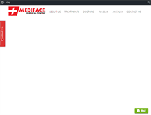 Tablet Screenshot of mediface-aesthetic.com